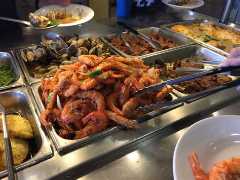 Lunch buffet and sushi. Good value .
